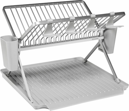 Brabantia Στραγγιστήρι Νεροχύτη Μεταλλικό Γκρι 51x33x42cm Brabantia Στραγγιστήρι Νεροχύτη Μεταλλικό Γκρι 51x33x42cm
