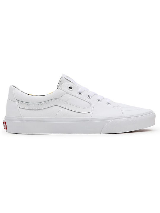 Vans Sk8-Low Ανδρικά Sneakers Λευκά