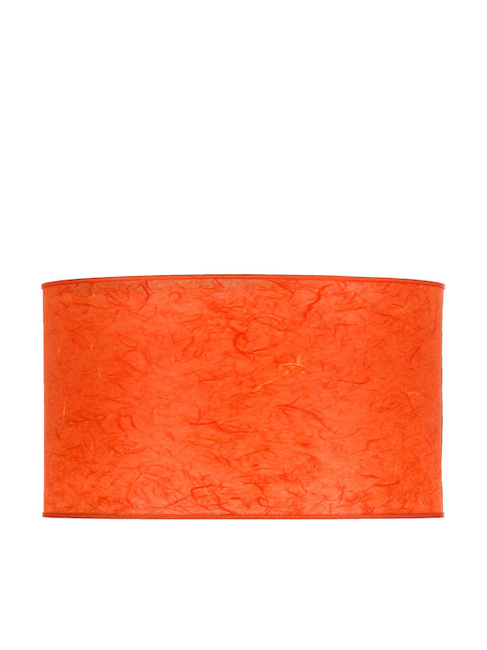 Starlight ΚΑ-ΚΥ-3018-ΚΡ Rotund Abajur Portocaliu cu Diametru 30cm Roz