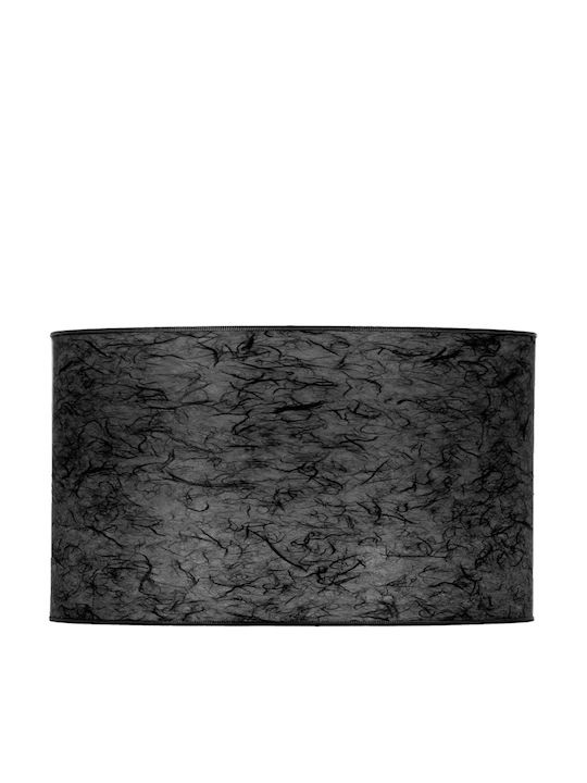 Starlight Rotund Abajur Negru cu Diametru 30cm