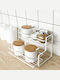Lalos Tabletop Metal Base 26x20x17cm White