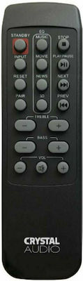 Crystal Audio Remote Control for CASB160 CASB240 CASB320 Telecomandă