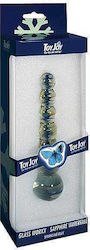 ToyJoy Πρωκτική Σφήνα Γυάλινη Διάφανη 17cm
