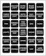 Eval Boat Stickers Stickers for Codes Black