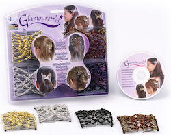 Set Pieptene Glamourettes Multicolor 4 Bucăți Set Pieptene Glamourettes Multicolor 4 Bucăți