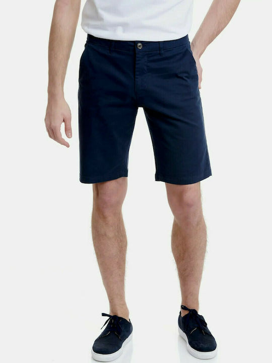 Harvest Men's Chino Monochrome Shorts Navy Blue
