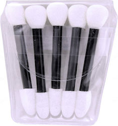 Various Set Mit Silikon Make-up Schwämmen Doppel Pinsel Für Lidschatten 5 Stück
