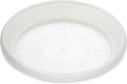 Plastona 10.04.0417Ν Round Plate Pot Transparent 17x17cm