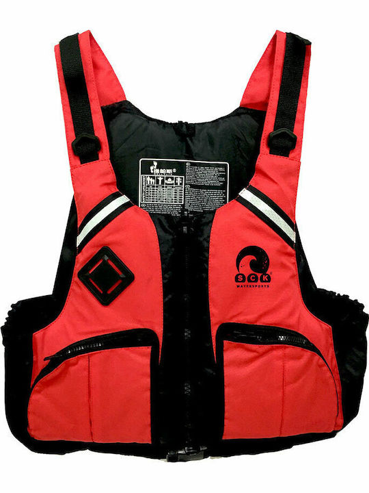 SCK Adults Life Jacket for Water Sports Red
