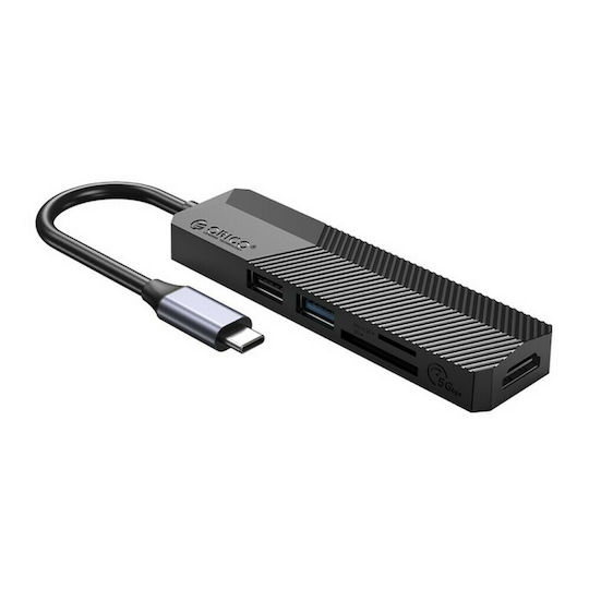 Orico MDK-5P USB-C Докинг станция с HDMI 4K Сив