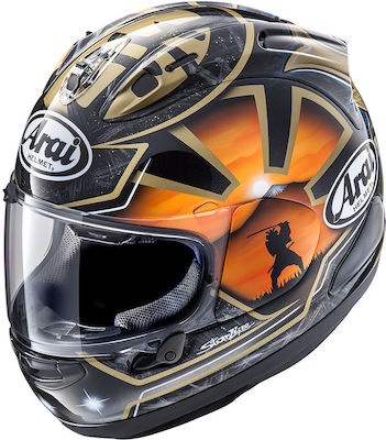 Arai RX-7V EVO Pedrosa Spirit Gold Κράνος Μηχανής Full Face με Pinlock