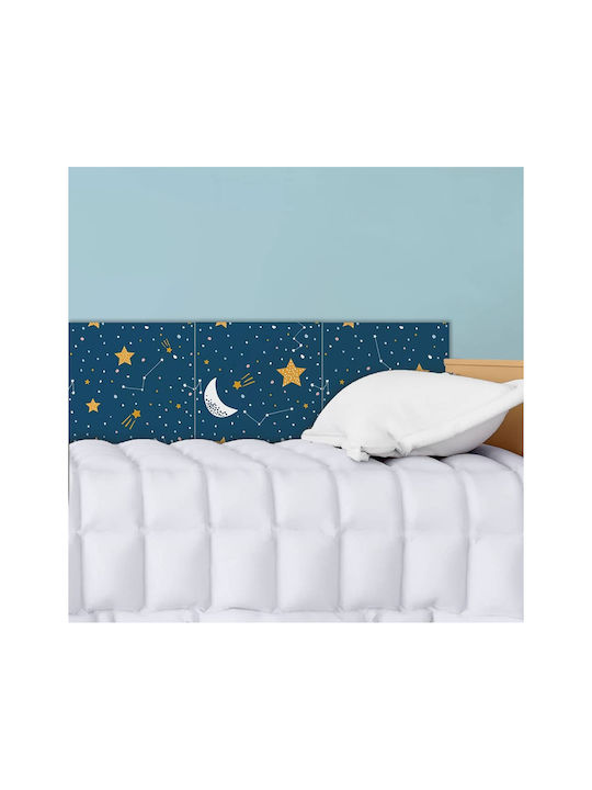 Ango Детска стикерна за стена Стена Пяна Starry Night Μπλε 30x30cm 3бр