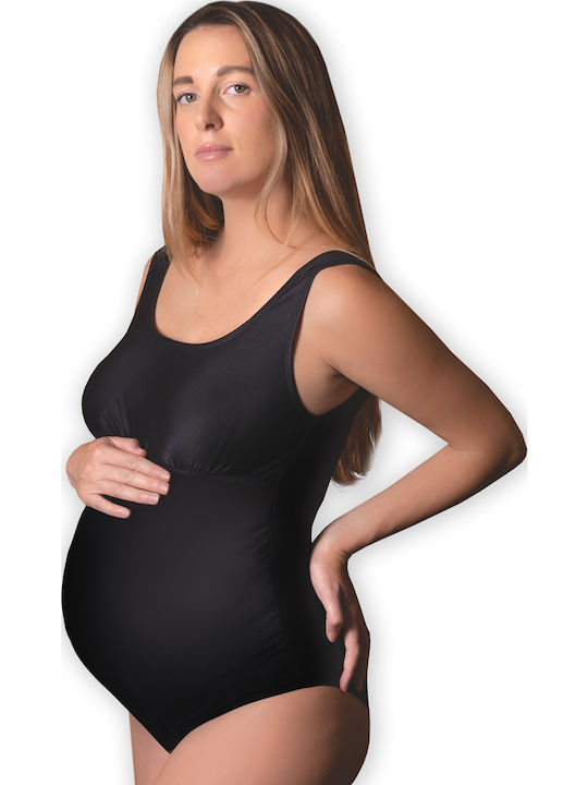 Carriwell One Piece Maternity Swimwear Black