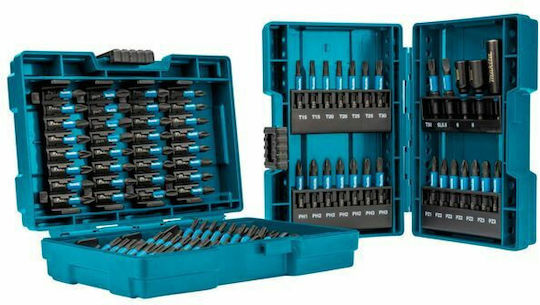 Makita Set of 90 Drills with Cylindrical Shank