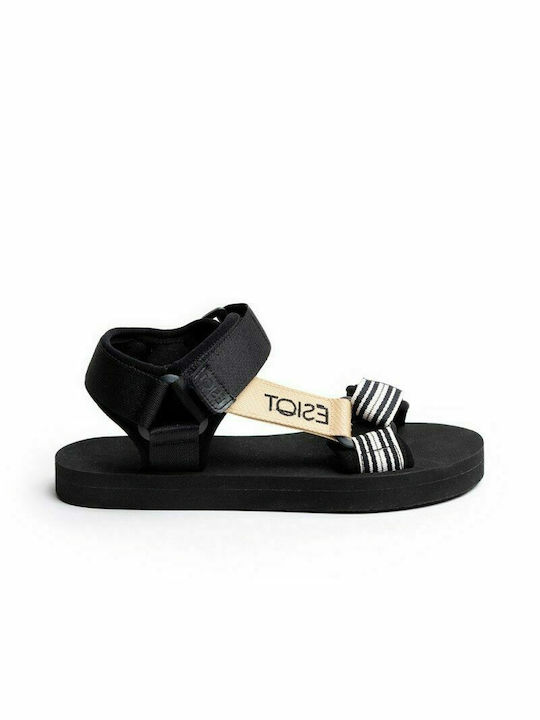 'ESIOT OTHOS | Black and white women's sandals