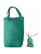 Ticket To The Moon Fabric Shopping Bag Turquoise