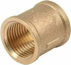 Muff Brass 1/2"