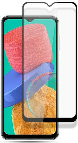 Пълно лепило Закалено стъкло за цялото лице Черен (Galaxy M23)