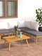 vidaXL Garten- und Outdoor-Möbelsets Wohnzimmer Typsatz 6 Stück Akazie mit Kissen