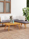 Garten- und Outdoor-Möbelsets Typsatz Wohnzimmer 6 Stück Akazie mit Kissen