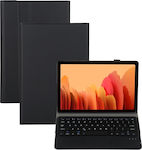 Touchpad Bluetooth Flip Cover Πλαστικό με Πληκτρολόγιο Μαύρο (Galaxy Tab A7)