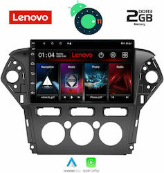 Lenovo Car Audio System for Audi A7 Ford Mondeo 2010 - 2013 with A/C (Bluetooth/USB/AUX/WiFi/GPS/Apple-Carplay/CD) with Touch Screen 9"