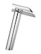 Paini Morgana Tall Kitchen Faucet Counter Silver