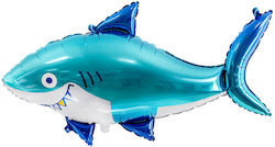 Balloon Foil Jumbo Birthday-Celebration Blue Shark 102cm