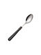 EME Napoleon Pearl Löffelset Abendessen Acryl Schwarz 20.9cm 12Stück