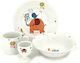 SP Tableware Σετ Φαγητού Elephant από Πορσελάνη Λευκό 4τμχ