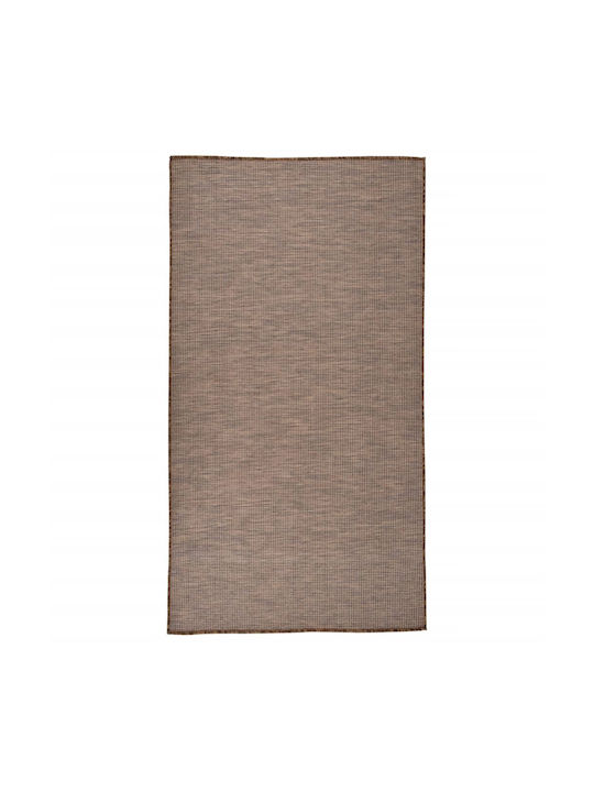 vidaXL Rug Outdoor Rectangular Coffee