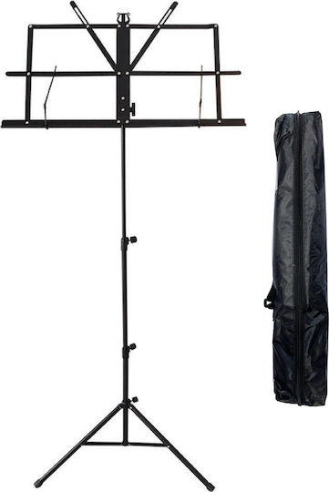 Daniel's Guitars XP03 Stand Orchestra Height 50-140cm Black with Carrying Bag