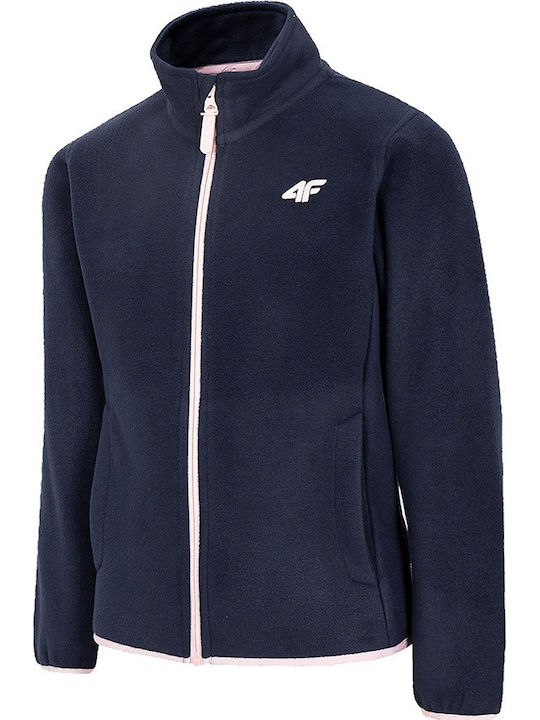 Cardigan pentru copii Fleece Albastru marin