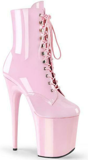 Pleaser USA Flamingo 1020 Boot Baby Pink