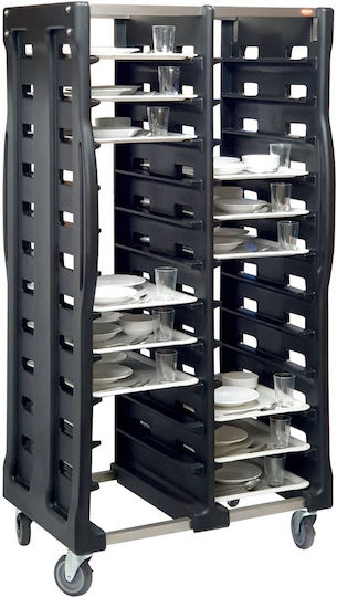 Ready Commercial Kitchen Food Cart for 24 Trays H176xW87xD69cm