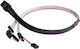 Silverstone Mini SAS - 7-Pin SATA II 0.5cm Μαύρο SST-CPS03