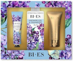 Bi-es Blossom Hills Skin Care Set for Cleaning Body Cleaning with Bubble Bath , Body Cream & Hand Cream