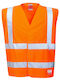 Portwest Veste De Lucru Pentru Bărbați Cu Benzi Reflectorizante Portocalii Antistatic Ignifugat