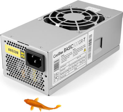 CoolBox BASIC500GR-T 500W Γκρι Τροφοδοτικό Υπολογιστή Full Wired