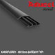 Lucas Canal de Cablu De podea din Plastic 50x12mm Gri 2m