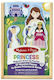 Melissa & Doug Μαγνητικό Παιχνίδι Κατασκευών Ντύσε τις Πριγκίπισσες με τα Άλογα για Παιδιά 3+ Ετών