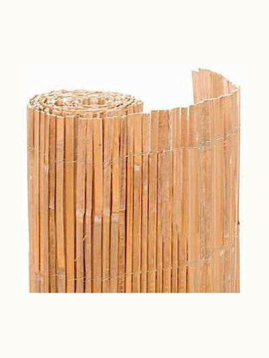 Ecoshadow Gard de Bambus Bambus cu Jumătate de Lemn 1.5x5m