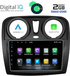 Lenovo Car Audio System for Renault Dokker Audi A7 Dacia Dokker Dokker 2012+ (Bluetooth/USB/WiFi/GPS/Apple-Carplay) with Touch Screen 9"
