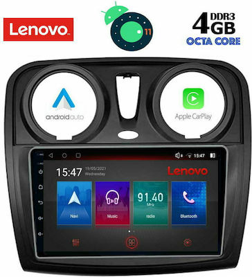 Lenovo Ηχοσύστημα Αυτοκινήτου για Dacia Dokker 2012+ (Bluetooth/USB/WiFi/GPS) με Οθόνη Αφής 9"