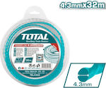 Total TEL4332 Μεσινέζα Στρογγυλή Στριφτή Μήκους 32m και Πάχους 4.3mm