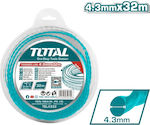 Total Round Twist Brush Cutter Trimmer Line 4.3mm 32m TEL4332