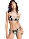 Tropic Bikini Slip with Ties Black