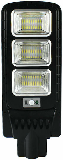 GDPLUS Ηλιακό Φωτιστικό Δρόμου 200W Ψυχρό Λευκό 6500K με Αισθητήρα Κίνησης και Τηλεχειριστήριο IP65 23x65x65εκ.