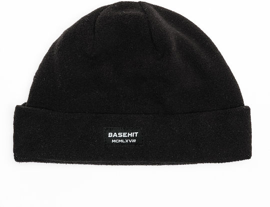 Beanie Herren Fleece Mütze in Schwarz