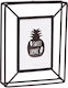 Etoile Metallic Photo Frame with Black Frame